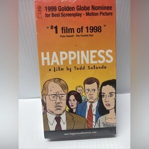 Happiness (1998) VHS Sealed Screening Copy Promo No UPC Todd Solondz
